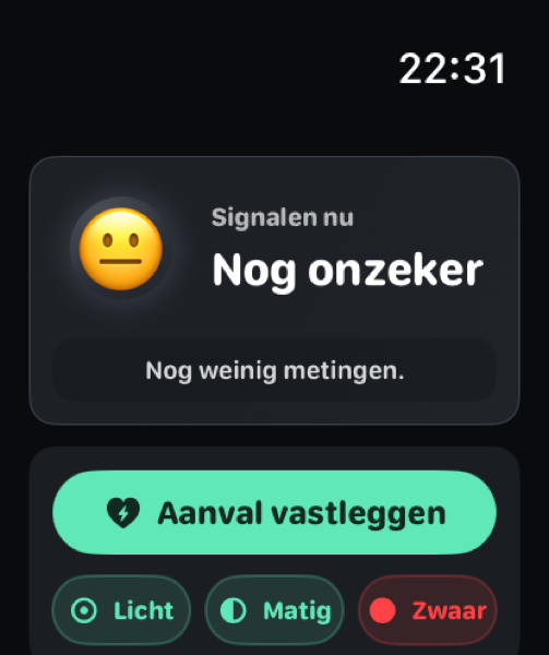 MigraineMaatje op Apple Watch